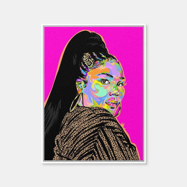 Lizzo Wall Art — Framed Canvas Format preview