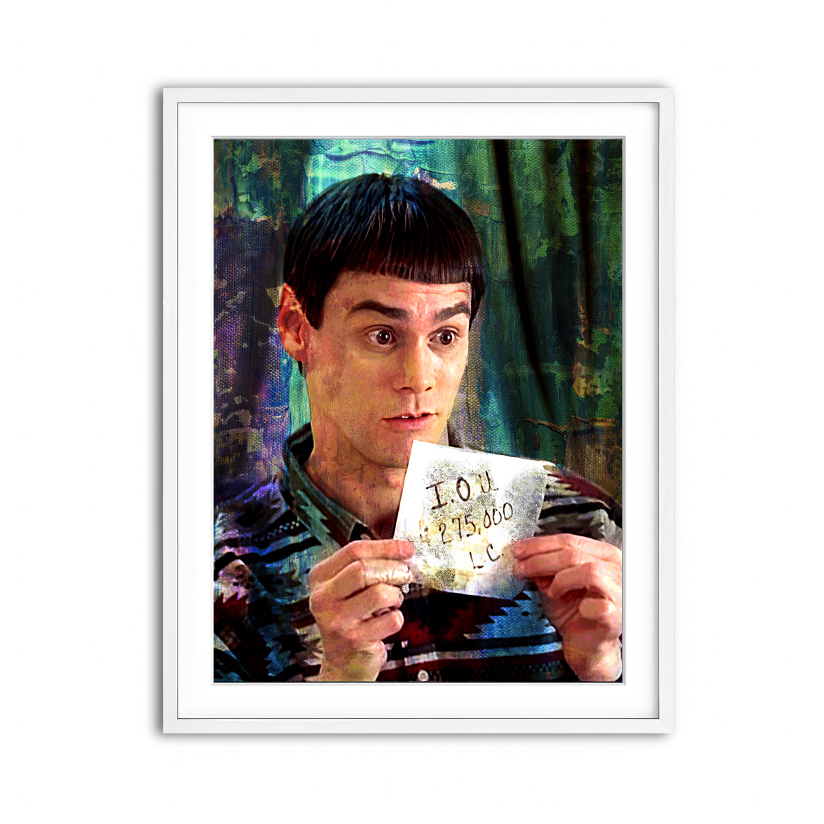 Framed Print 3x4 White