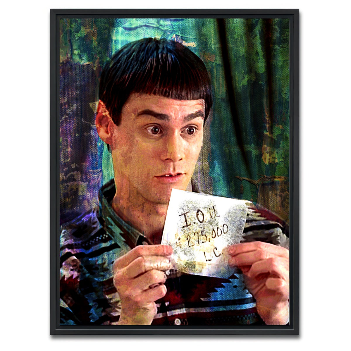 AUTO-MOCKUP WHITE | Lloyd's IOU | 1 Piece | Black Framed Canvas | group=3x4