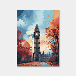 AUTO-MOCKUP WHITE | London - Big Ben | 1 Piece | Gallery Wrap Canvas | group=3x4