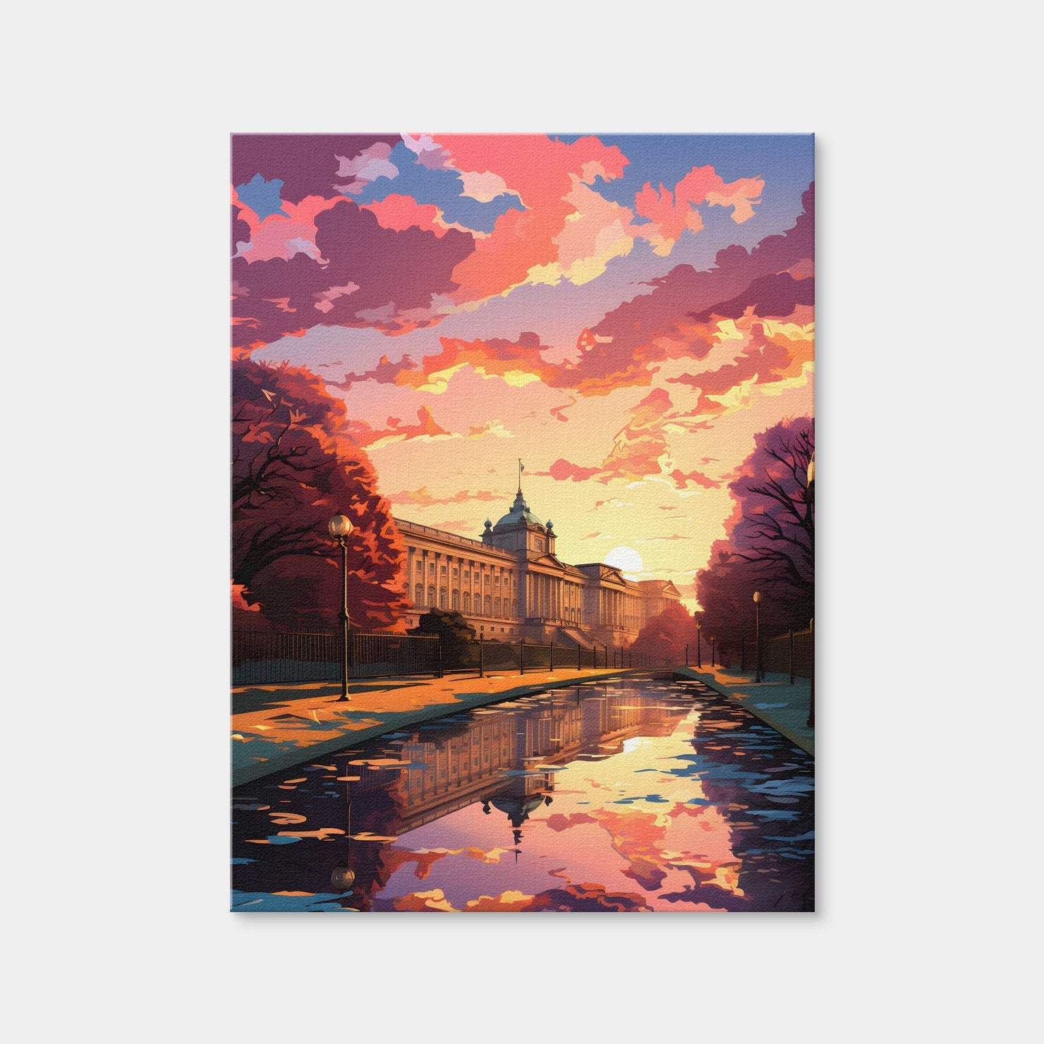 AUTO-MOCKUP WHITE | London - Buckingham Palace | 1 Piece | Gallery Wrap Canvas | group=3x4