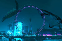 London Eye Manipulation Wall Art