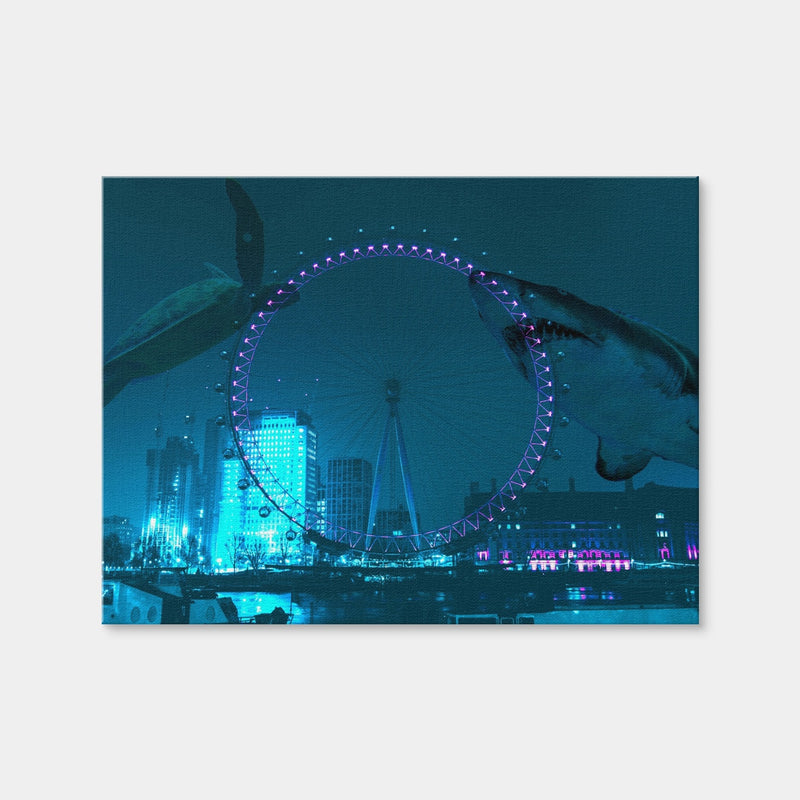 AUTO-MOCKUP WHITE | London Eye Manipulation | 1 Piece | Gallery Wrap | group=4x3