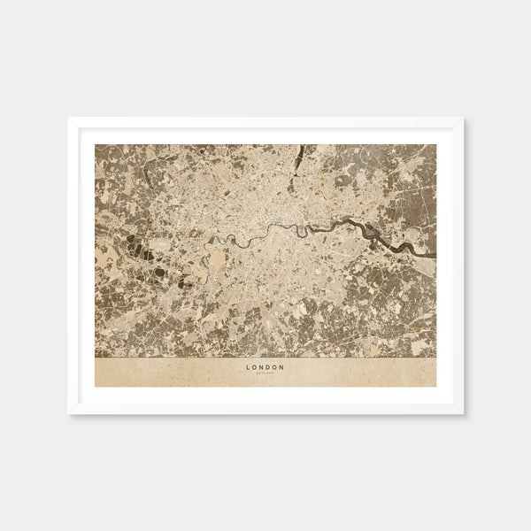 London Map 1 Wall Art — Framed Print Format preview