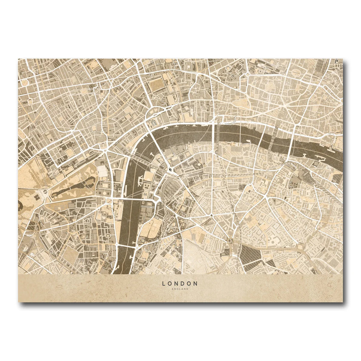 London Map 3 Wall Art