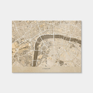 AUTO-MOCKUP WHITE | London Map 3 | 1 Piece | Gallery Wrap Canvas | group=4x3