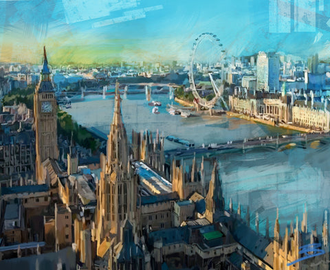 London Skyline Wall Art