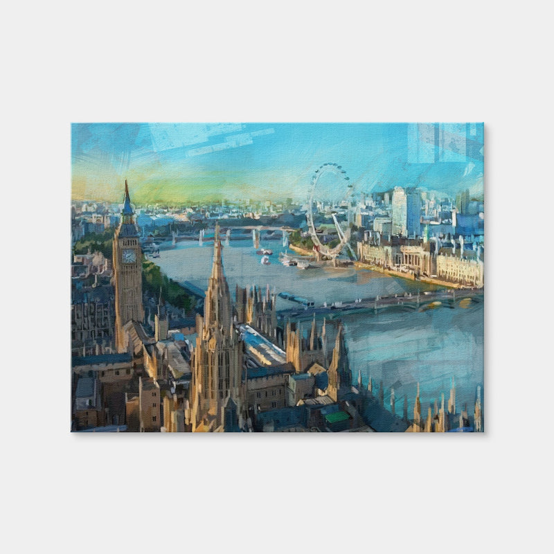 AUTO-MOCKUP WHITE | London Skyline | 1 Piece | Gallery Wrap Canvas | group=4x3