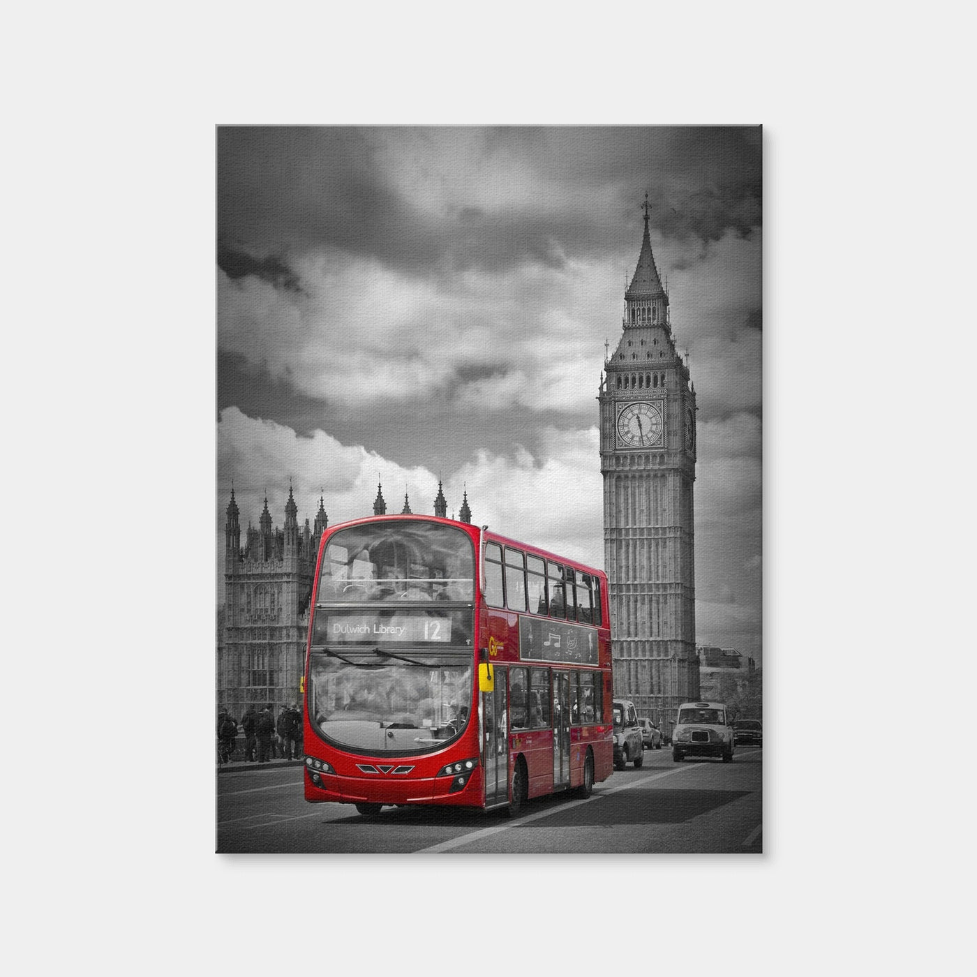 AUTO-MOCKUP WHITE | London Street Scene | 1 Piece | Gallery Wrap Canvas | group=3x4