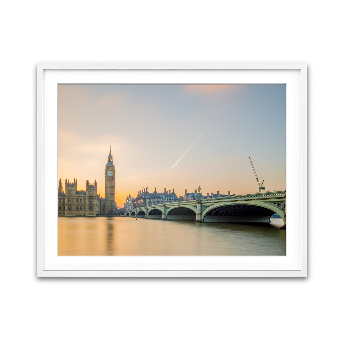 Framed Print 4x3 White