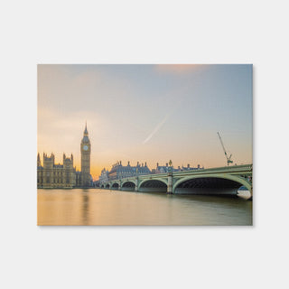 AUTO-MOCKUP WHITE | London Sunset | 1 Piece | Gallery Wrap Canvas | group=4x3