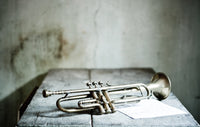 Lone Jazz Trumpet Wall Art