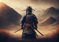 Lone Samurai Warrior Wall Art
