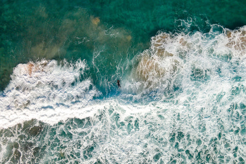 Lone Surfer Wall Art