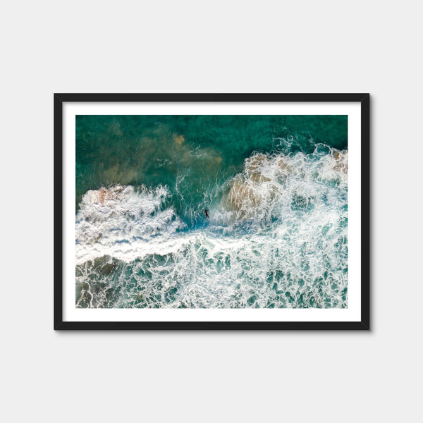 Lone Surfer Wall Art — Framed Print Format preview