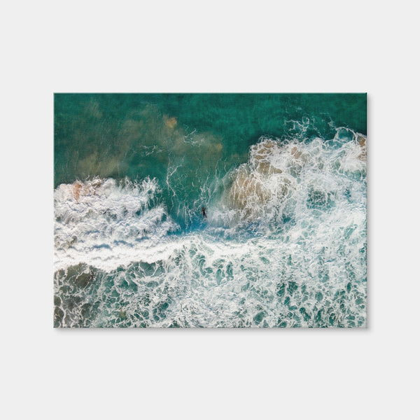 Lone Surfer Wall Art — Canvas Wrap Format preview