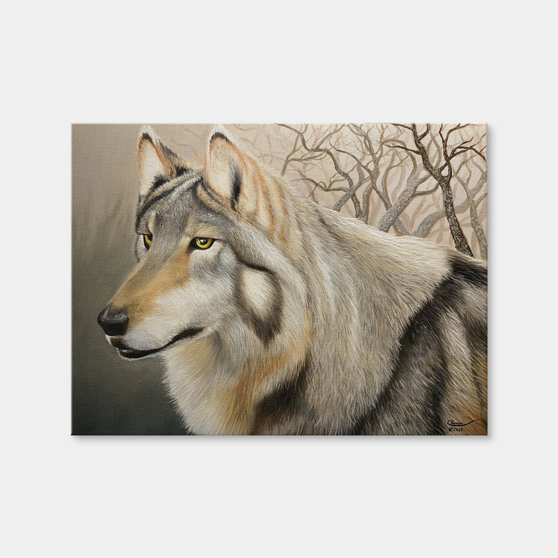AUTO-MOCKUP WHITE | Lone Wolf | 1 Piece | Gallery Wrap Canvas | group=4x3