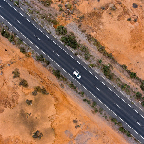 Lonely Drive Wall Art
