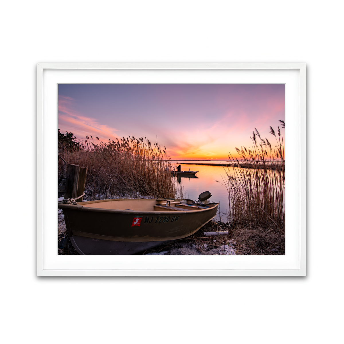 Framed Print 4x3 White