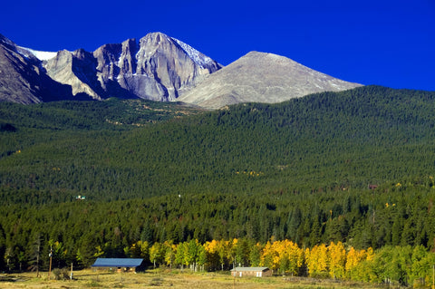 Longs Peak in Autumn Wall Art