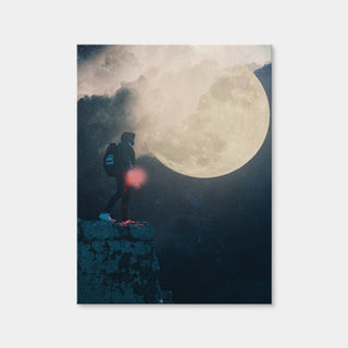 AUTO-MOCKUP WHITE | Look At The Moon | 1 Piece | Gallery Wrap | group=3x4
