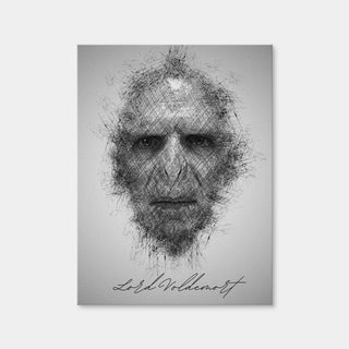 AUTO-MOCKUP WHITE | Lord Voldemort | 1 Piece | Gallery Wrap Canvas | group=3x4