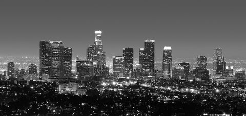 Los Angeles Skyline Wall Art