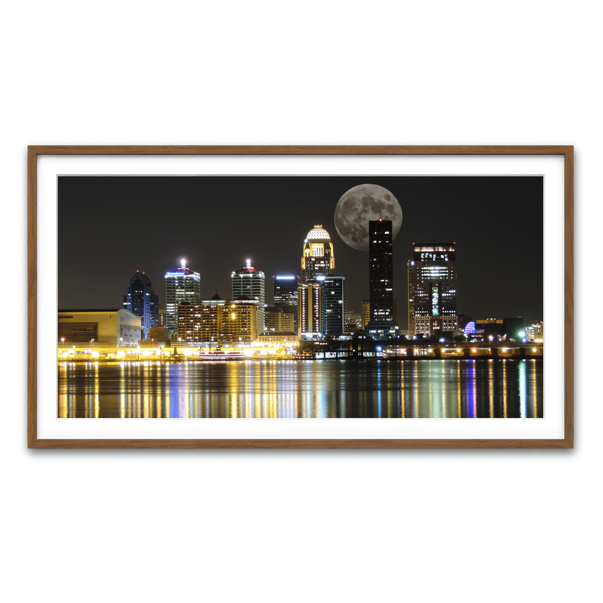 Framed Print 2x1 Walnut