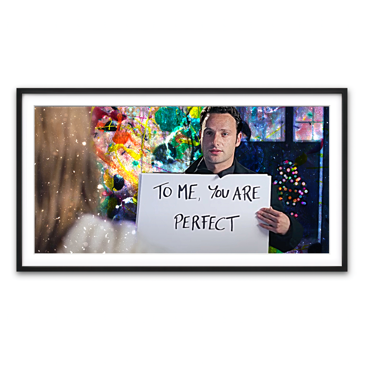 Framed Print 2x1 Black