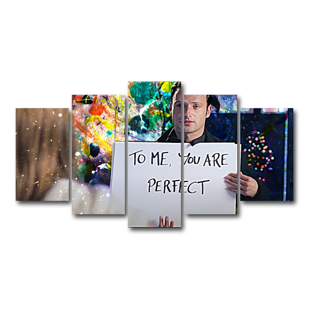 AUTO-MOCKUP WHITE | Love Actually | 5 Piece | Gallery Wrap Canvas | group=5_normal
