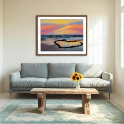 AUTO-MOCKUP ROOM | Love Beach Wall Art