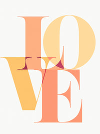 Love Block Wall Art