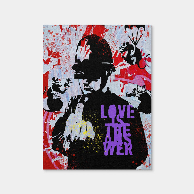 AUTO-MOCKUP WHITE | Love Is the Answer | 1 Piece | Gallery Wrap Canvas | group=3x4