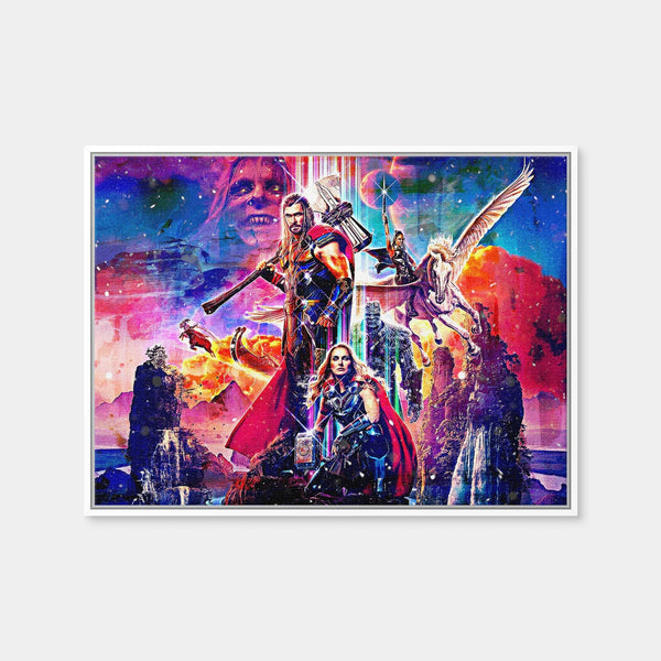Love and Thunder Wall Art — Framed Canvas Format preview