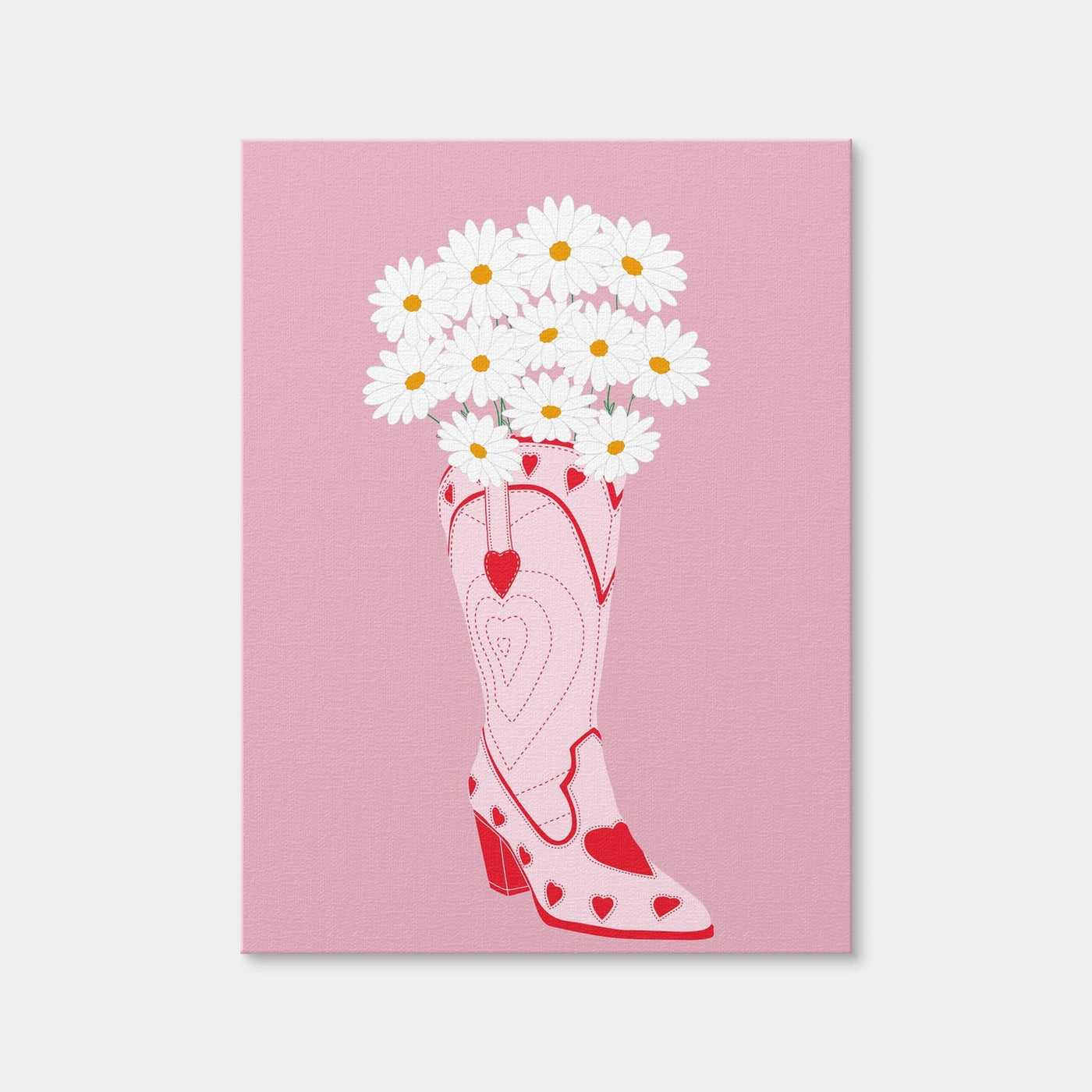 AUTO-MOCKUP WHITE | Lovely Cowboy Shoe | 1 Piece | Gallery Wrap Canvas | group=3x4