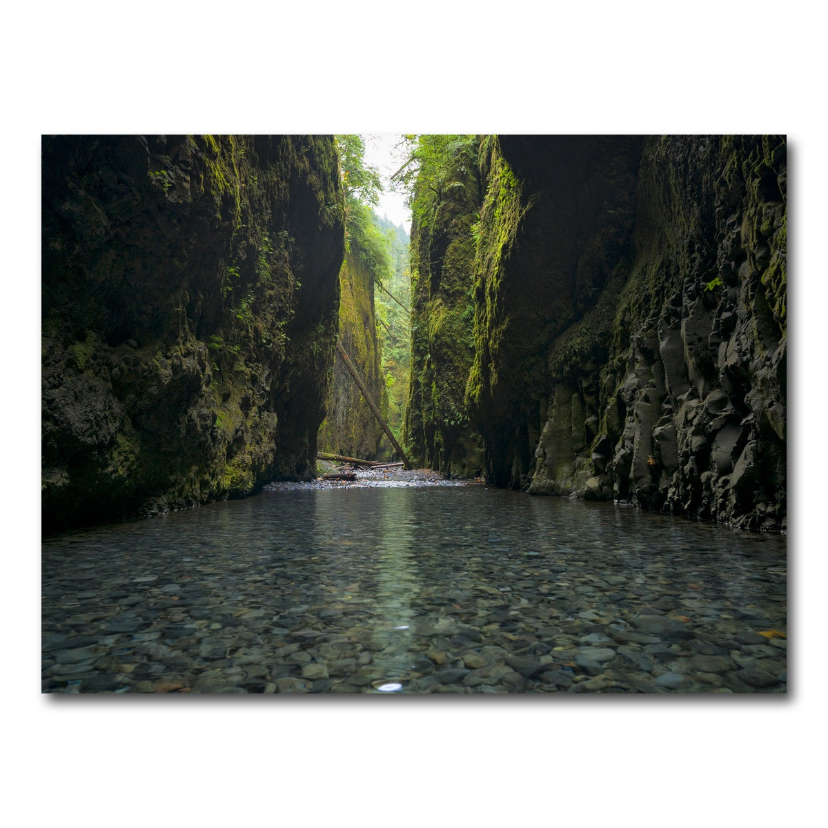 AUTO-MOCKUP WHITE | Lower Oneonta Falls | 1 Piece | Gallery Wrap Canvas | group=4x3