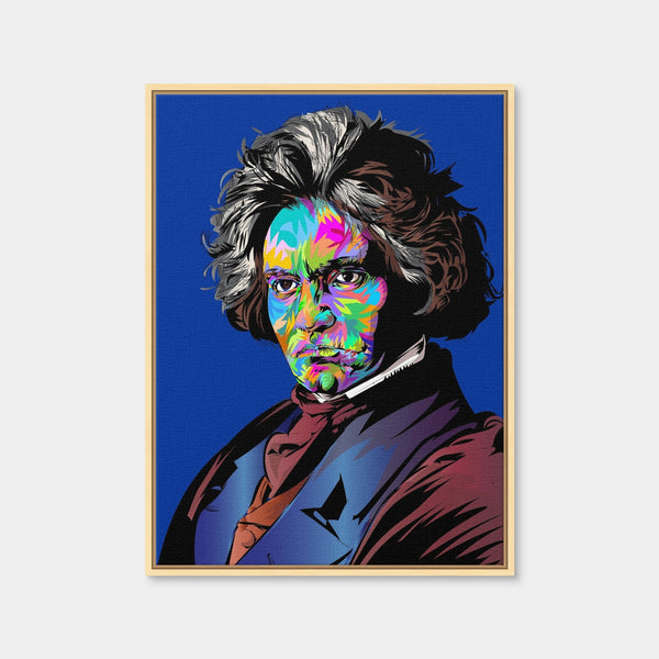 Ludwig van Beethoven Wall Art — Framed Canvas Format preview