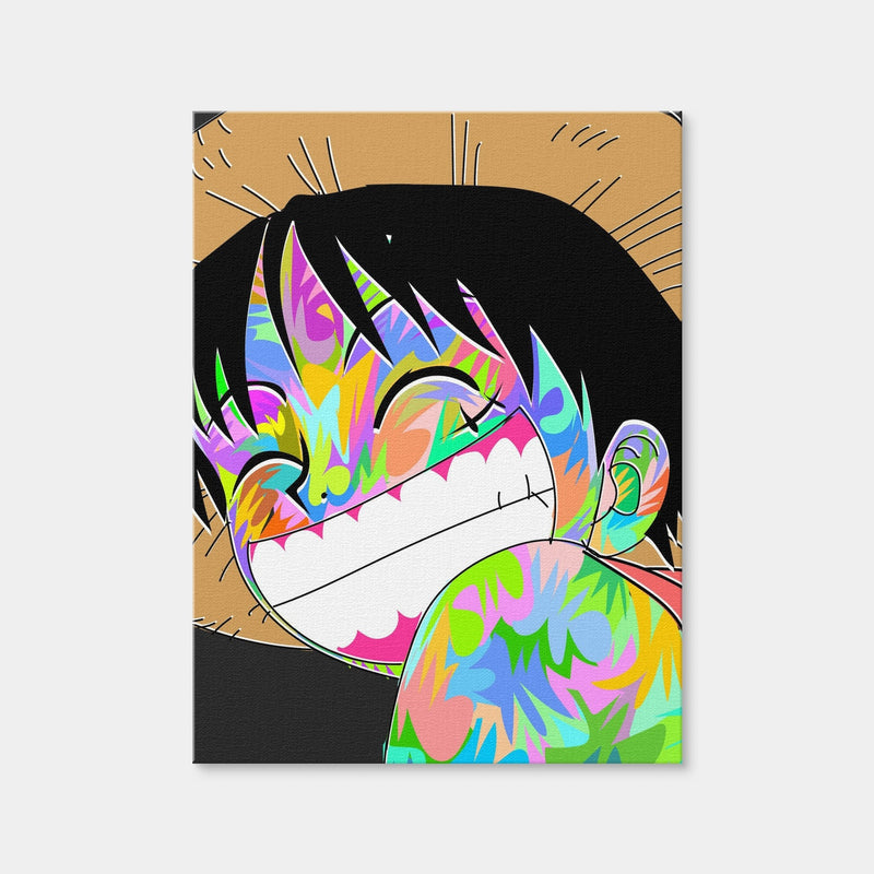 AUTO-MOCKUP WHITE | Luffy | 1 Piece | Gallery Wrap Canvas | group=3x4