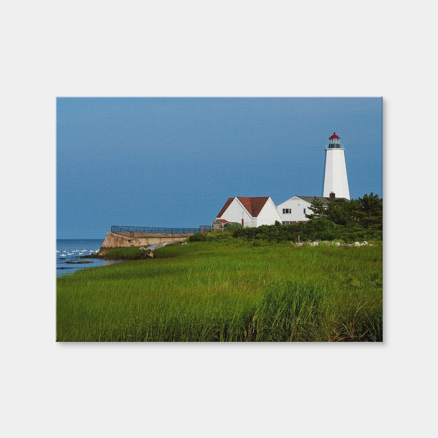 AUTO-MOCKUP WHITE | Lynde Point Lighthouse | 1 Piece | Gallery Wrap Canvas | group=4x3