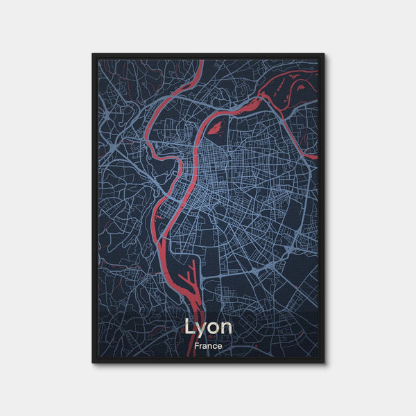 Lyon Wall Art — Framed Canvas Format preview