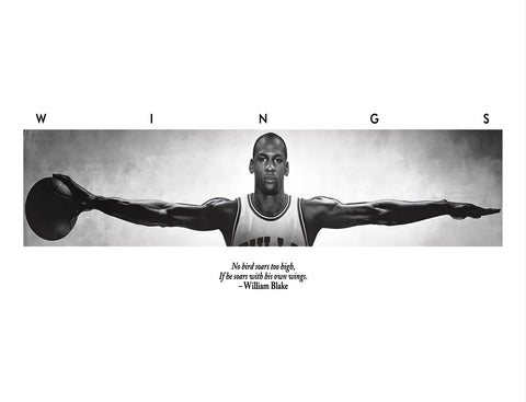 MJ Wings Wall Art