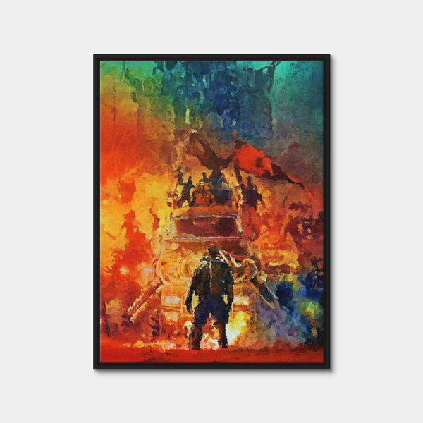 Mad Max Painting Wall Art — Framed Canvas Format preview