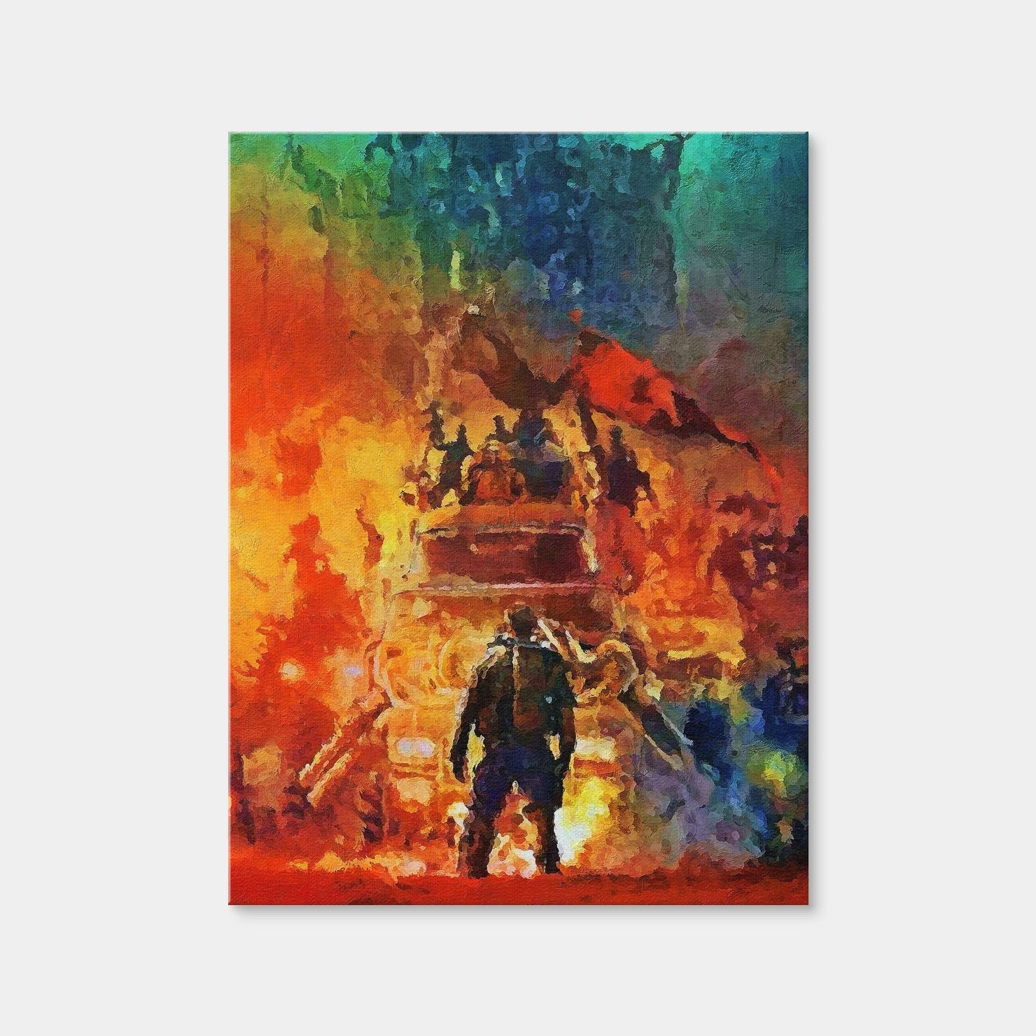 AUTO-MOCKUP WHITE | Mad Max Painting | 1 Piece | Gallery Wrap | group=3x4