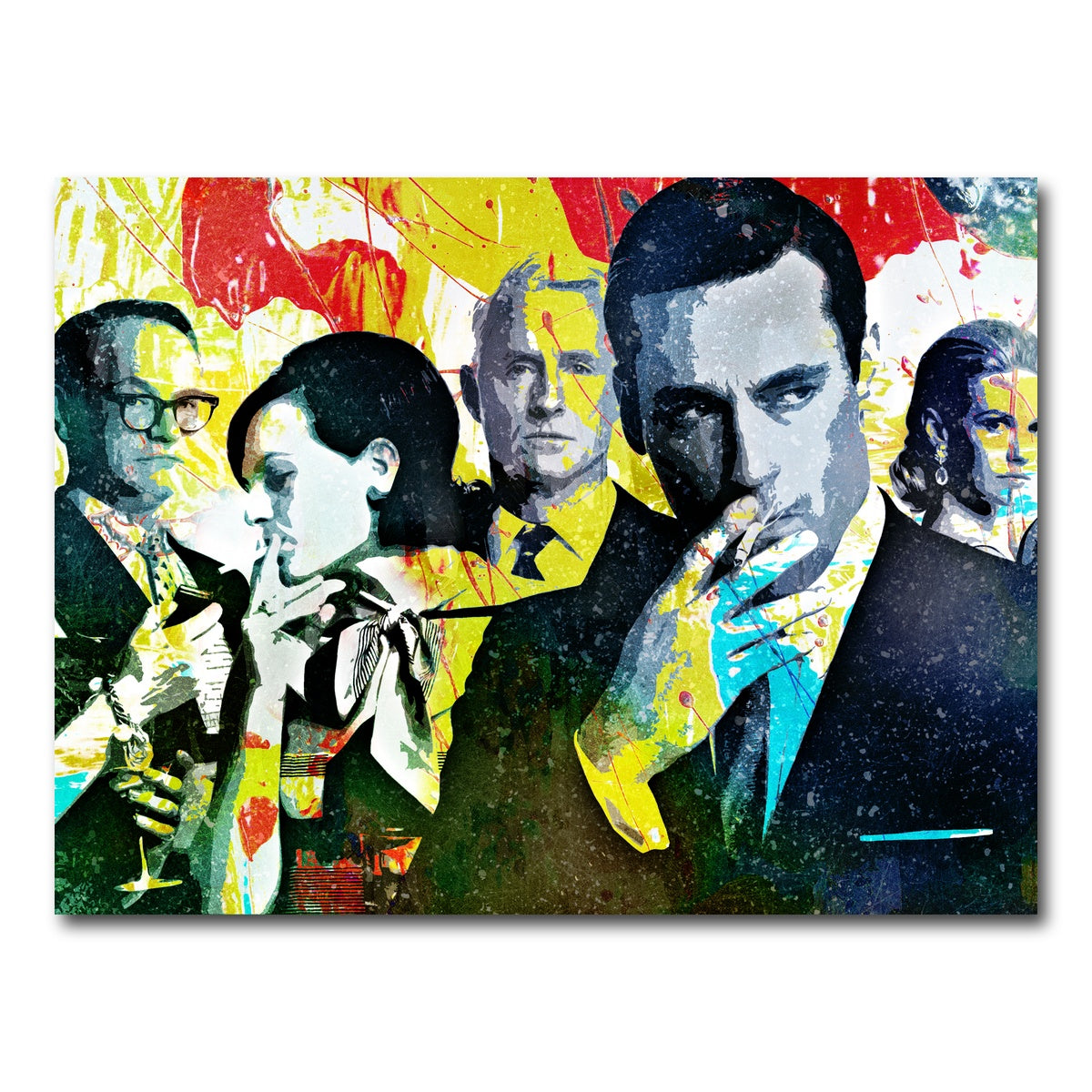 AUTO-MOCKUP WHITE | Mad Men | 1 Piece | Gallery Wrap Canvas | group=4x3