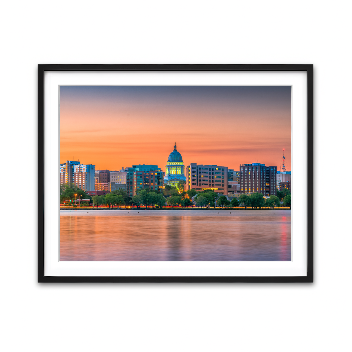 Framed Print 4x3 Black