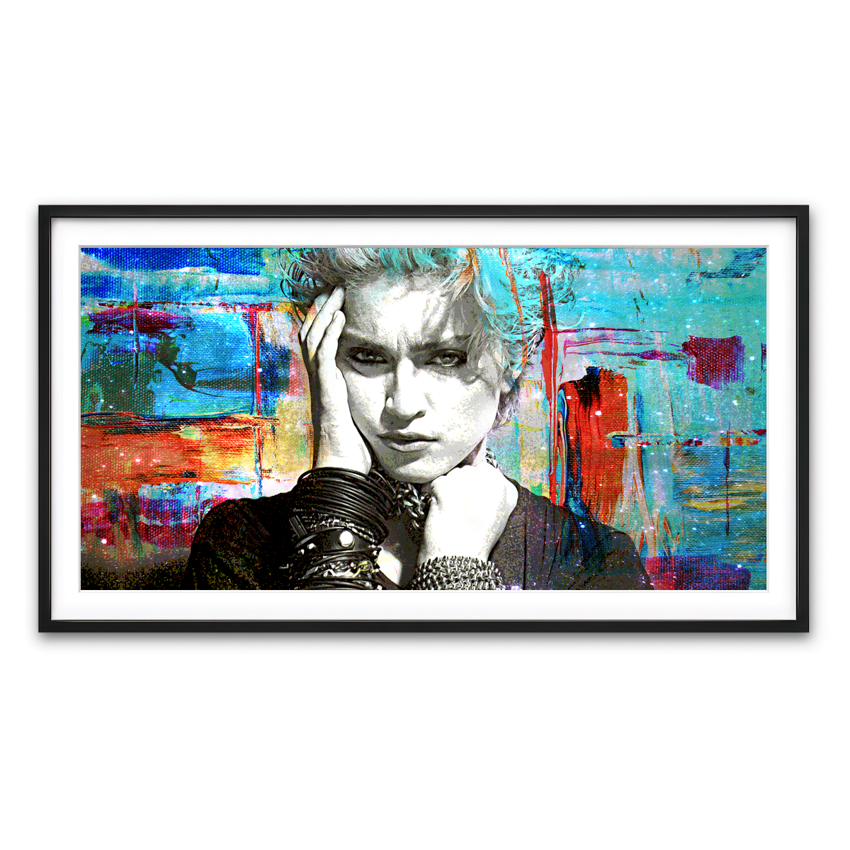 Framed Print 2x1 Black