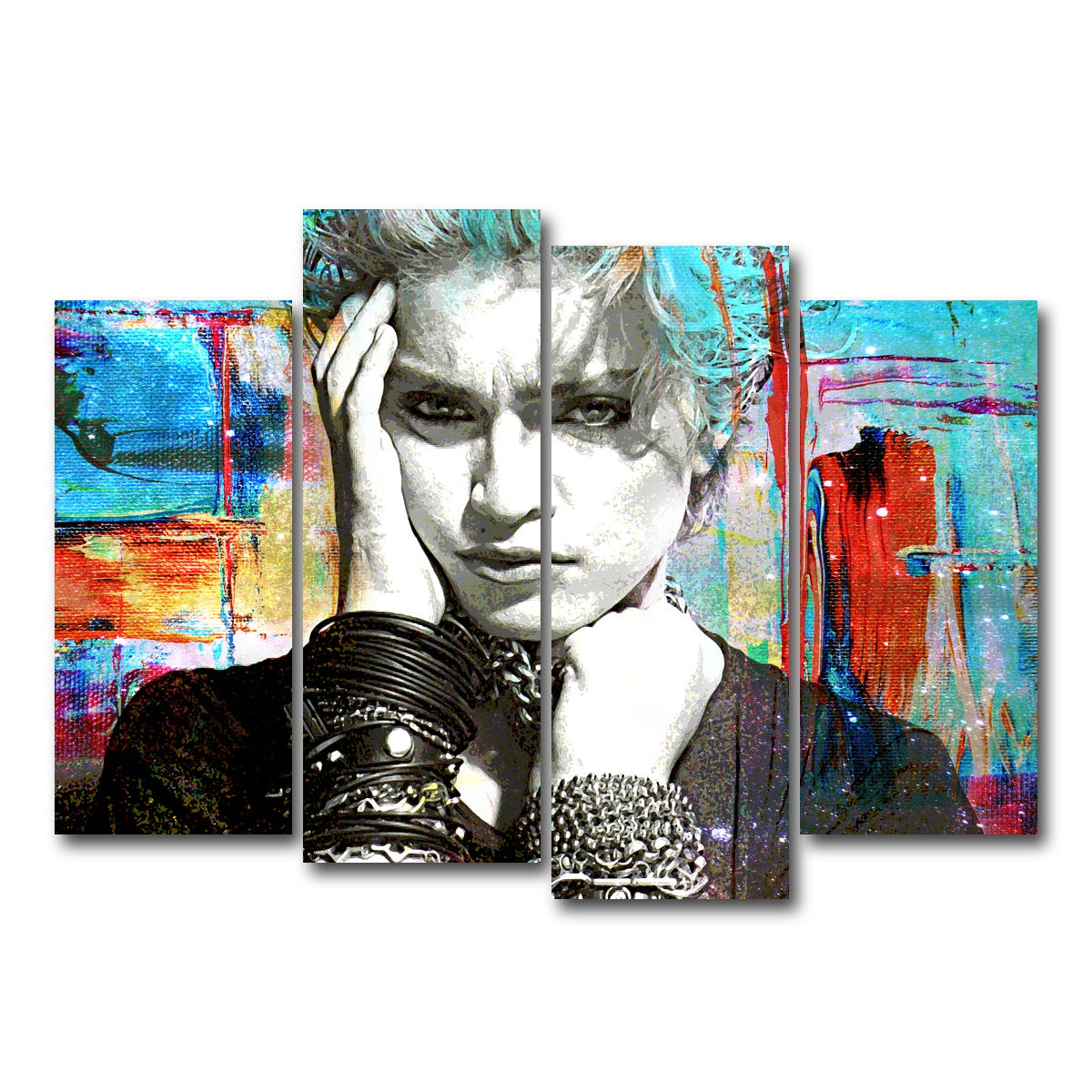 AUTO-MOCKUP WHITE | Madonna | 4 Piece | Gallery Wrap Canvas | group=4_normal