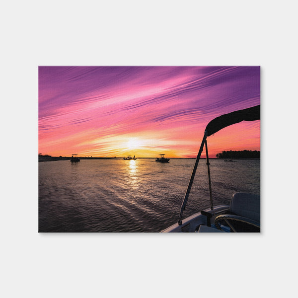 Magenta Majestic Wall Art — Canvas Wrap Format preview