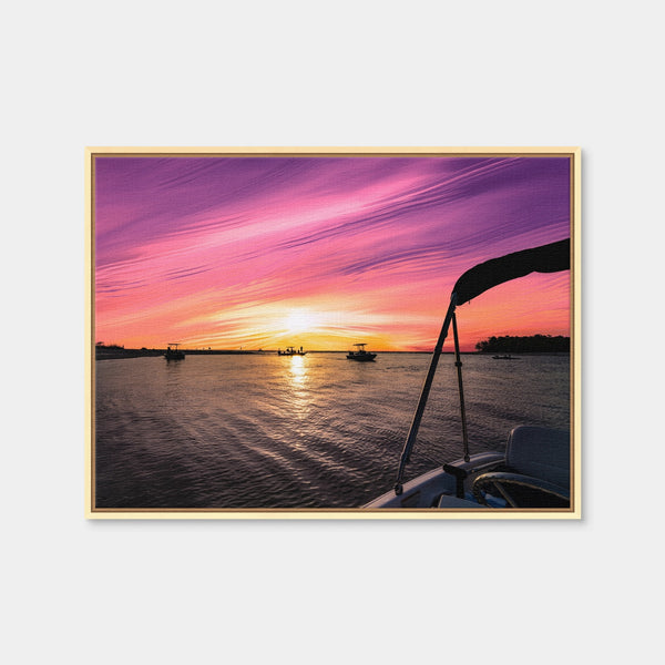 Magenta Majestic Wall Art — Framed Canvas Format preview