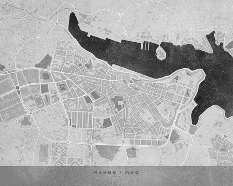 Mahon Map 2 Wall Art